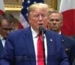 Trump holds press conference before signing US-Japan trade agreement talks Syria