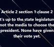 The Media Does not Choose the President
