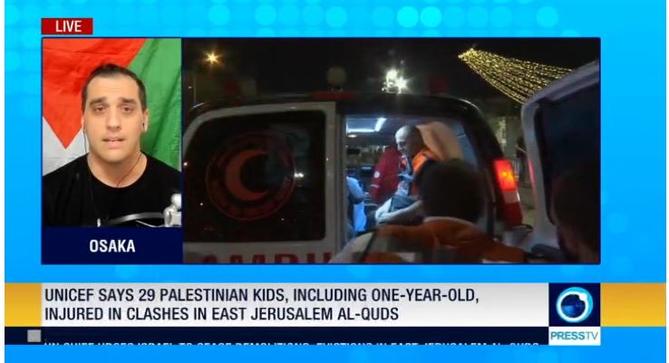 1-yr-old among 29 children injured in Israeli aggression in al-Quds: UNICEF