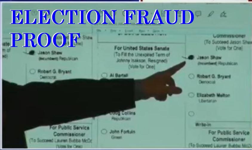 Election FRAUD proof in Georgia