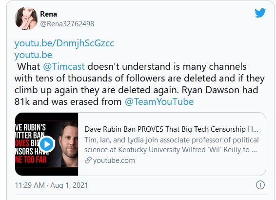 Dave Rubin ovened from Twitter