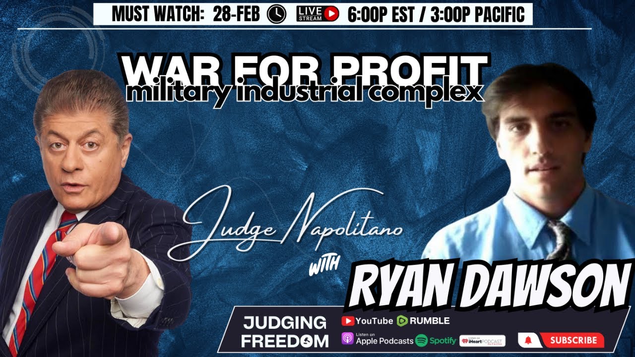 Ryan Dawson : WAR FOR PROFIT – The Military Industrial Complex