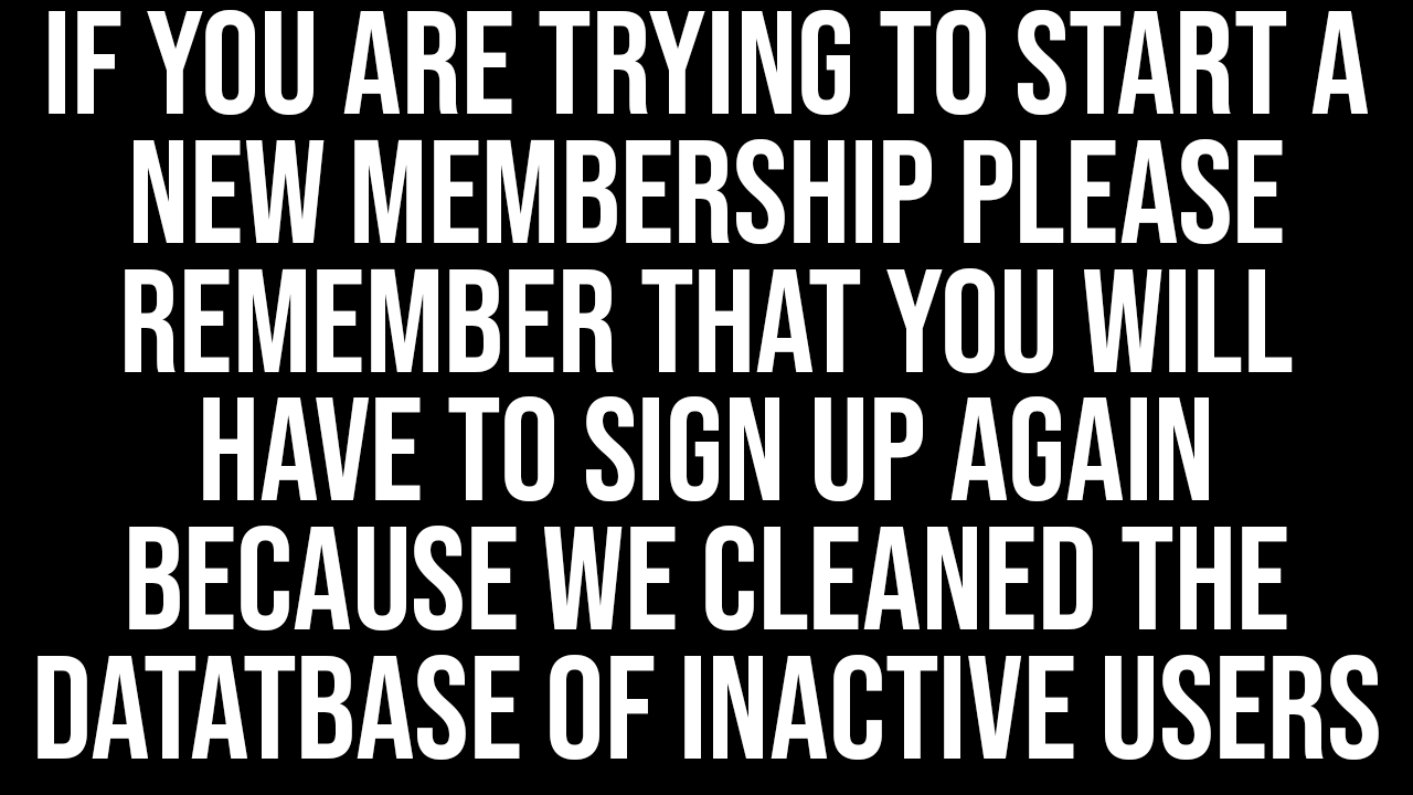 Important Announcement