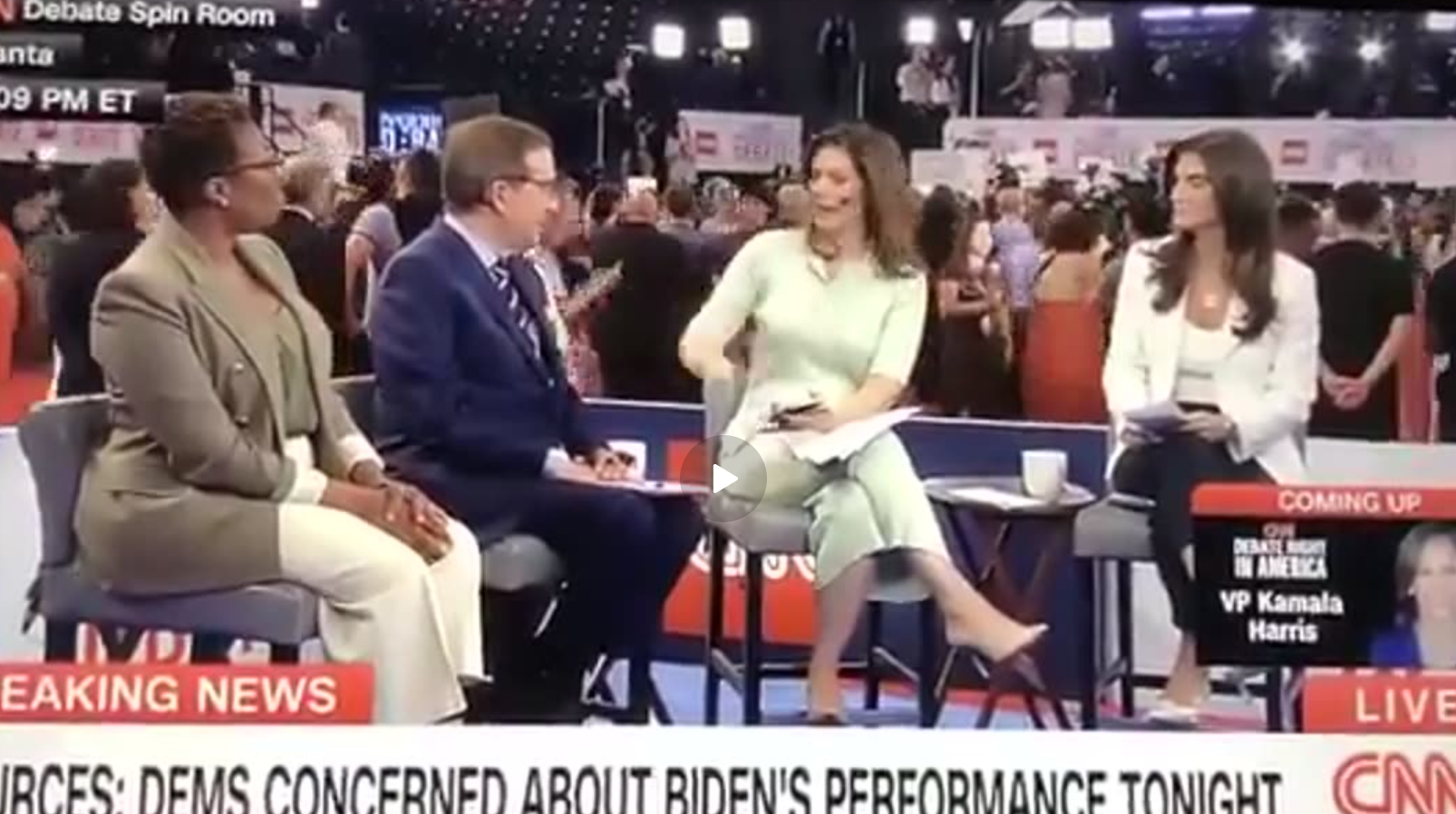 CNN Erin Burnett Admits Joe Biden knew the Debate questions