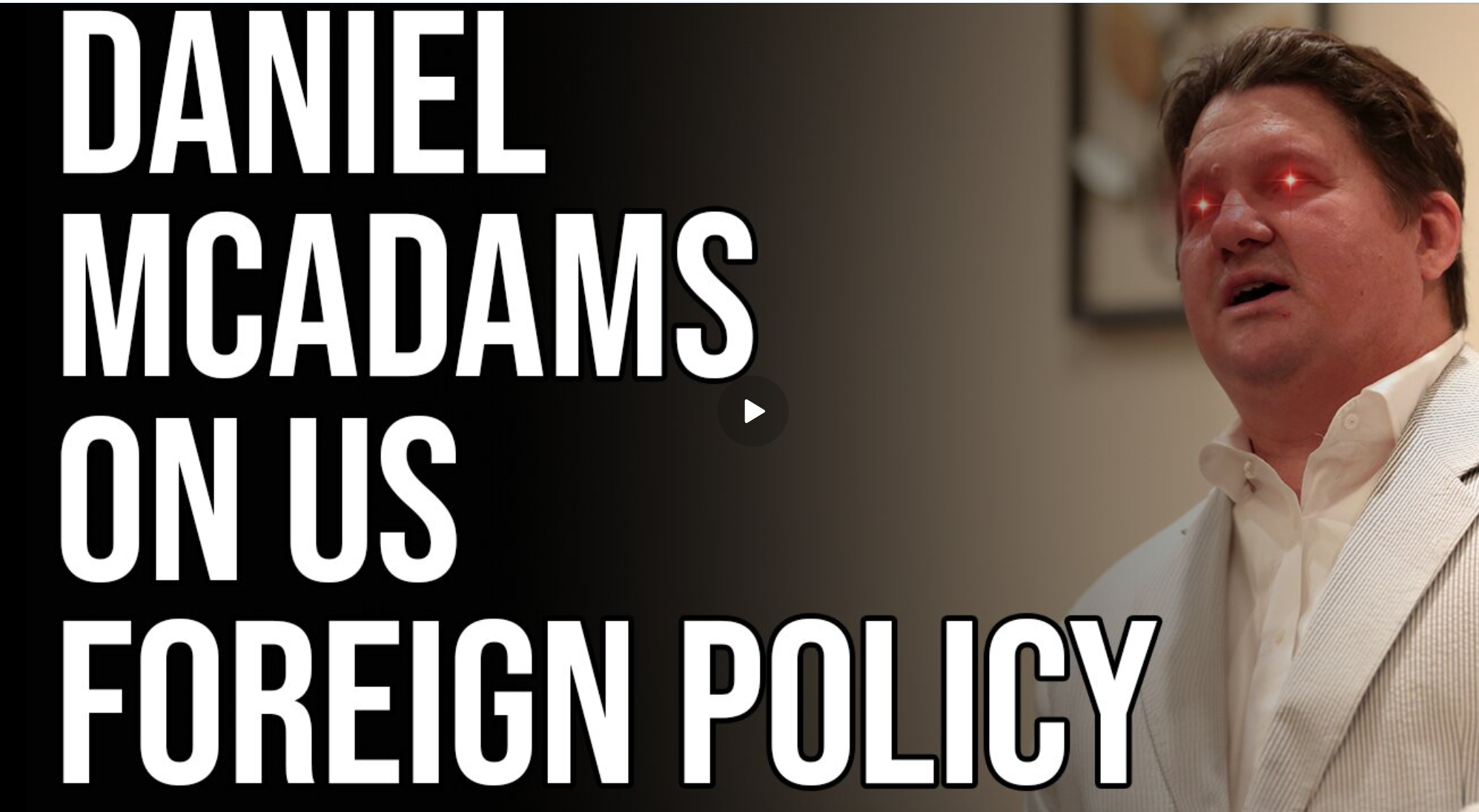 Daniel McAdams on Israel’s war against humanity