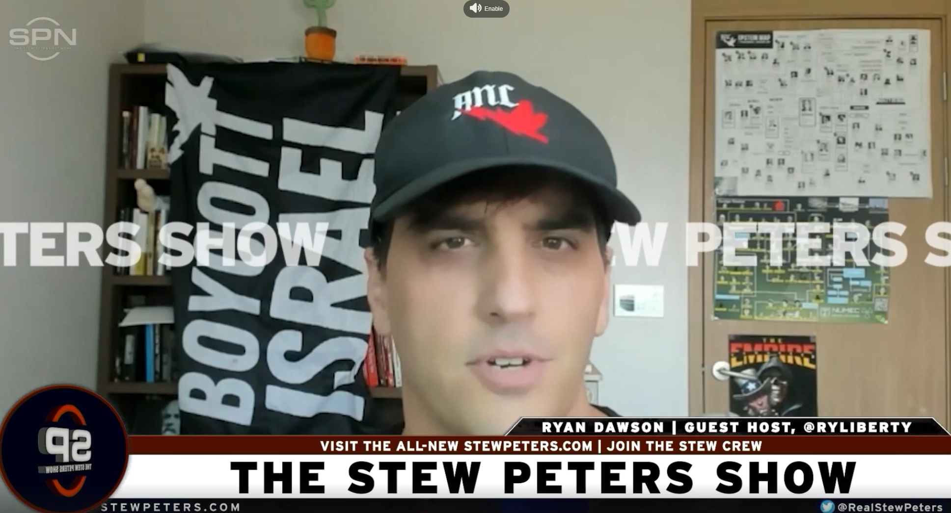 Epstein Ry covers the story subbing for Stew Peters