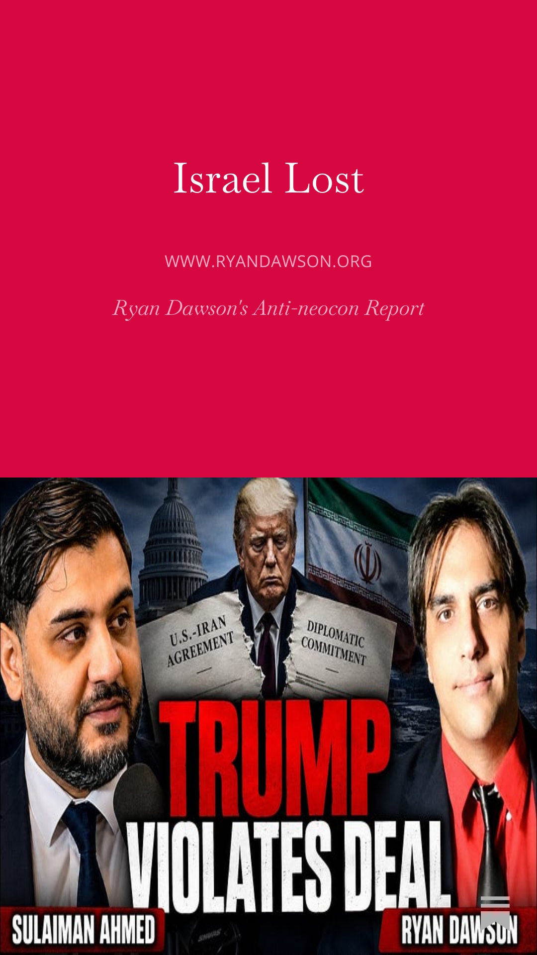 Israel lost