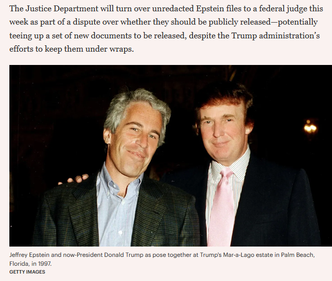 8 Key Epstein Files to be Unredacted